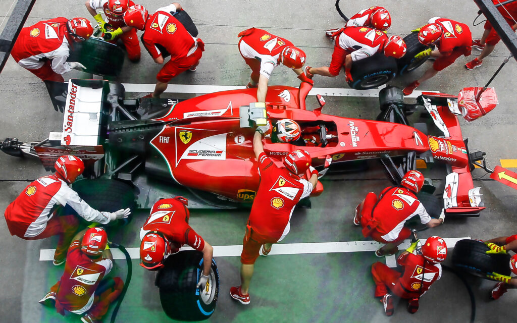 Formel 1 pitstop